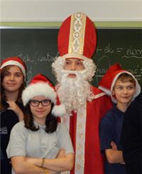 Image: Święty Mikołaj w szkole