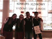 Image: I Konkurs Językowy dla uczniów szkół podstawowych „VADEMECUM JUNIOR”